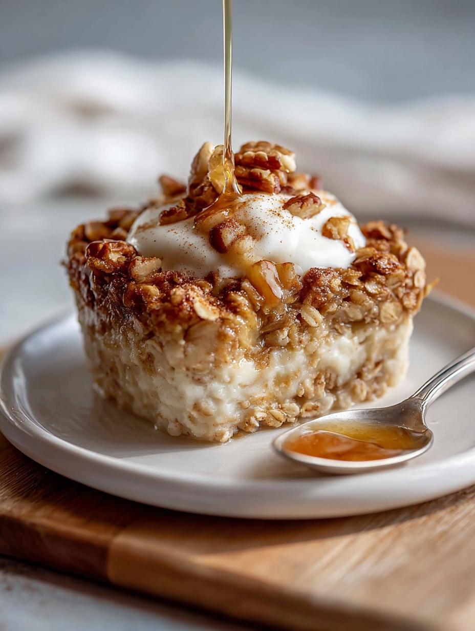 Delicious Cinnamon Apple Baked Oatmeal Recipe 4 Delicious Cinnamon Apple Baked Oatmeal Recipe - Cinnamon Apple Baked Oatmeal - main visual representation