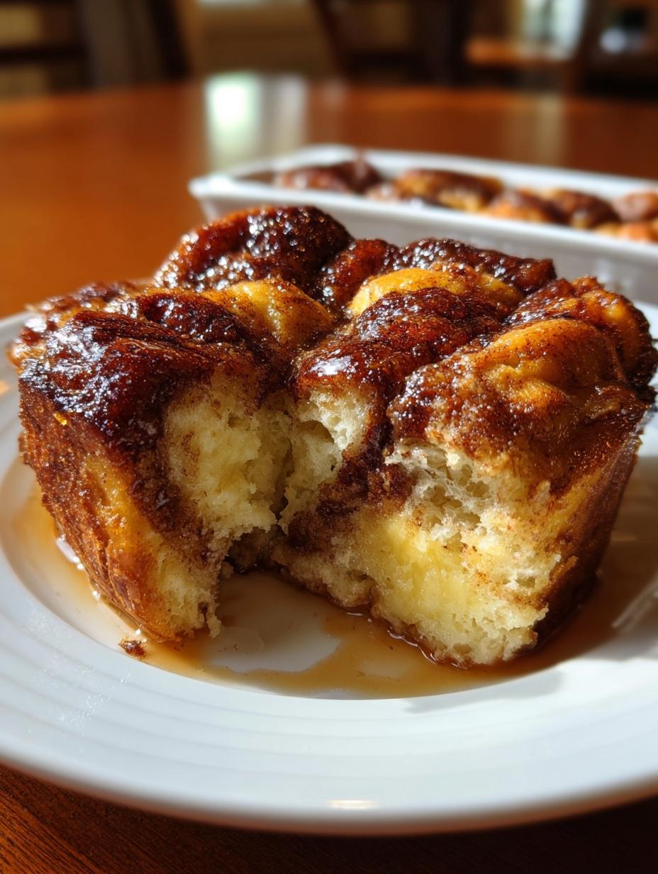 Cinnamon Roll Bread Pudding