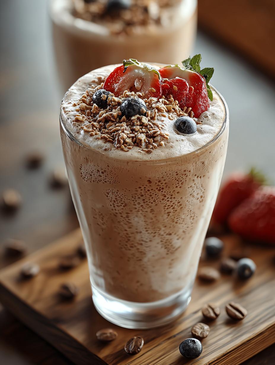 Coffee Smoothie: 5-Minute Energizing Breakfast Delight 4 Coffee Smoothie: 5-Minute Energizing Breakfast Delight - Coffee Smoothie - main visual representation