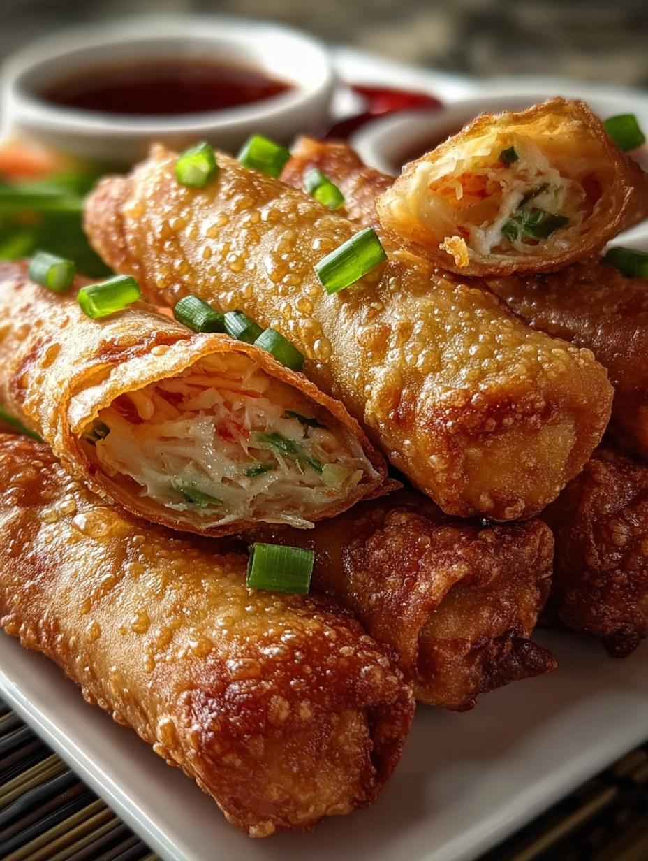 Crispy Crab Rangoon Egg Rolls: 12 Deliciously Easy Steps - Crab Rangoon Egg Rolls - additional detail