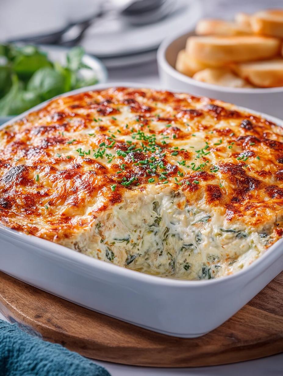 Delicious Crab Spinach Artichoke Dip Recipe to Savor - Crab Spinach Artichoke Dip - main visual representation