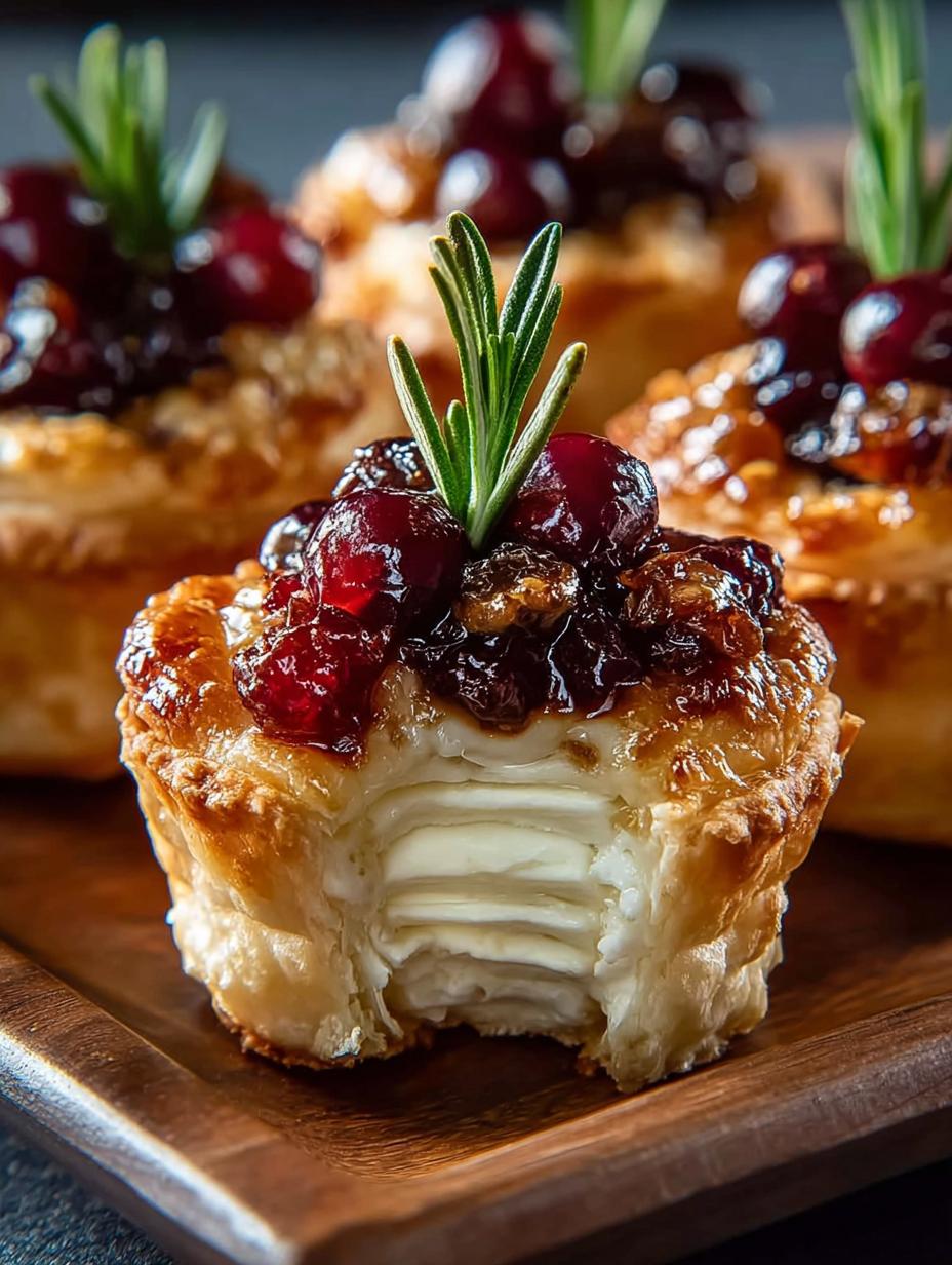 Delicious Cranberry Brie Bites for Festive Gatherings - Cranberry Brie Bites - main visual representation