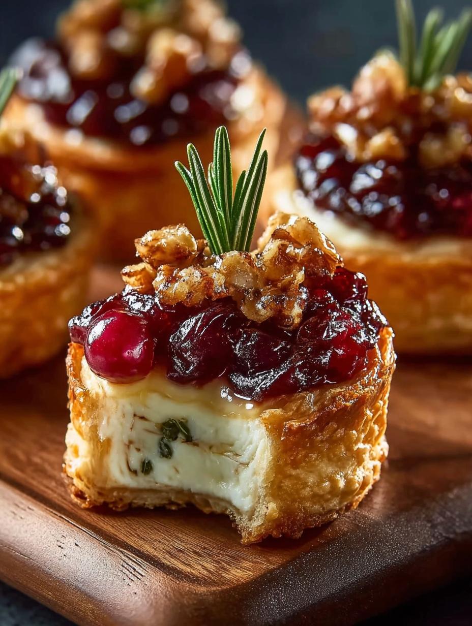 Delicious Cranberry Brie Bites for Festive Gatherings - Cranberry Brie Bites - additional detail
