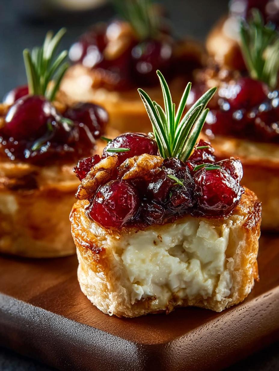 Cranberry Brie Bites