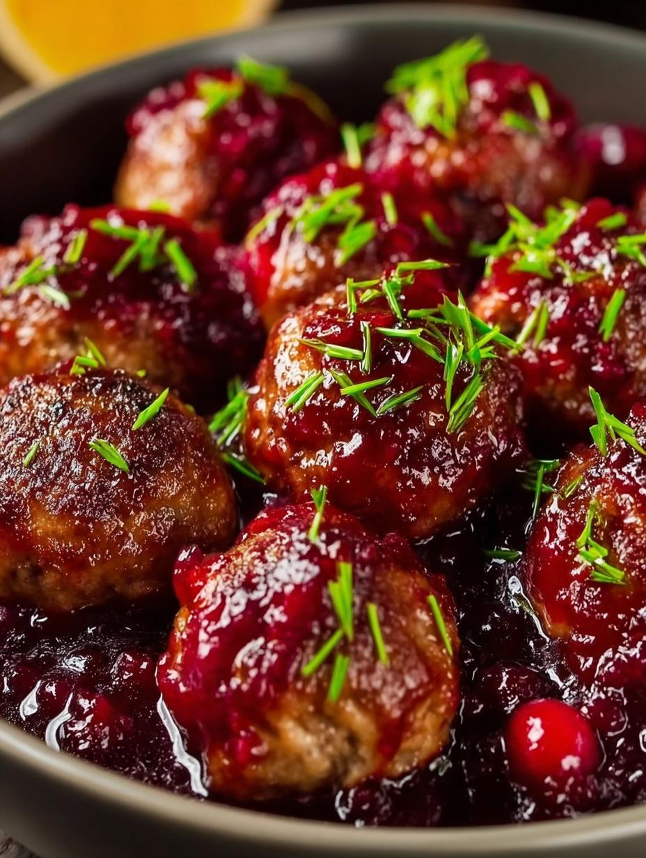 Delicious Cranberry Meatballs for Your Holiday Gatherings 4 Delicious Cranberry Meatballs for Your Holiday Gatherings - Cranberry Meatballs - main visual representation