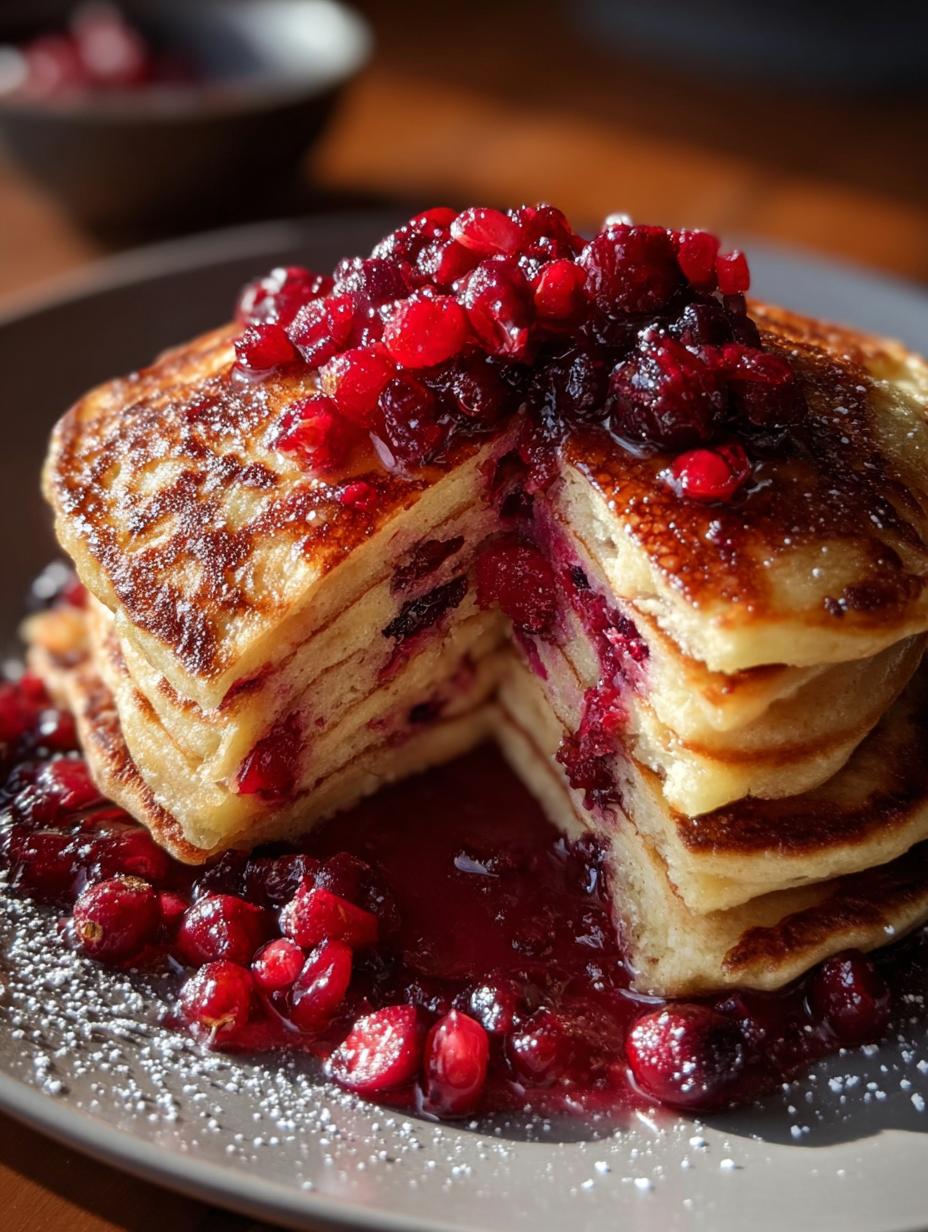 Cranberry Orange Pancakes