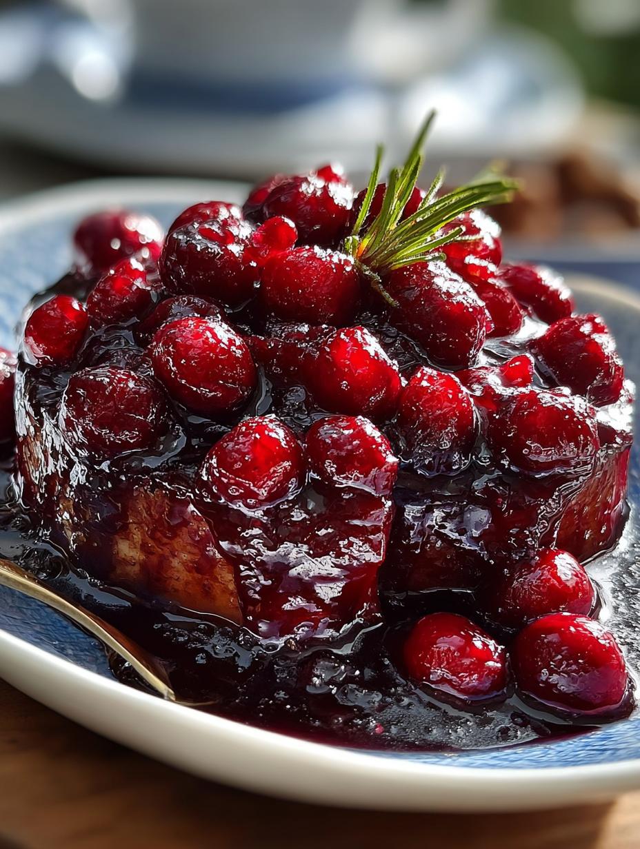 15-Minute Irresistible Cranberry Pomegranate Sauce Recipe - Cranberry Pomegranate Sauce - main visual representation