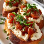 Creamy Boursin Bruschetta