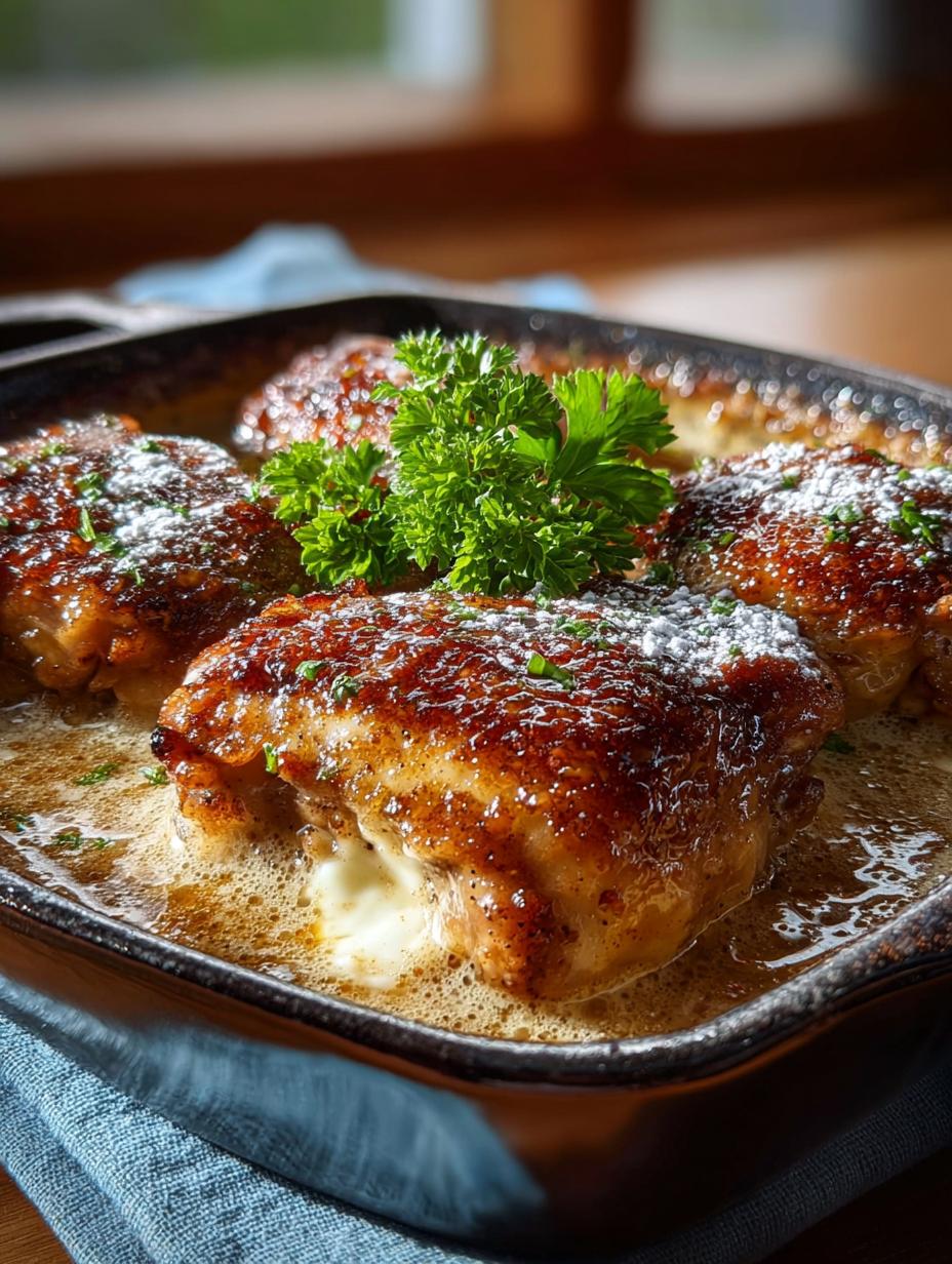 Creamy Brown Sugar Dijon Chicken Thighs Recipe - Creamy Brown Sugar Dijon - main visual representation