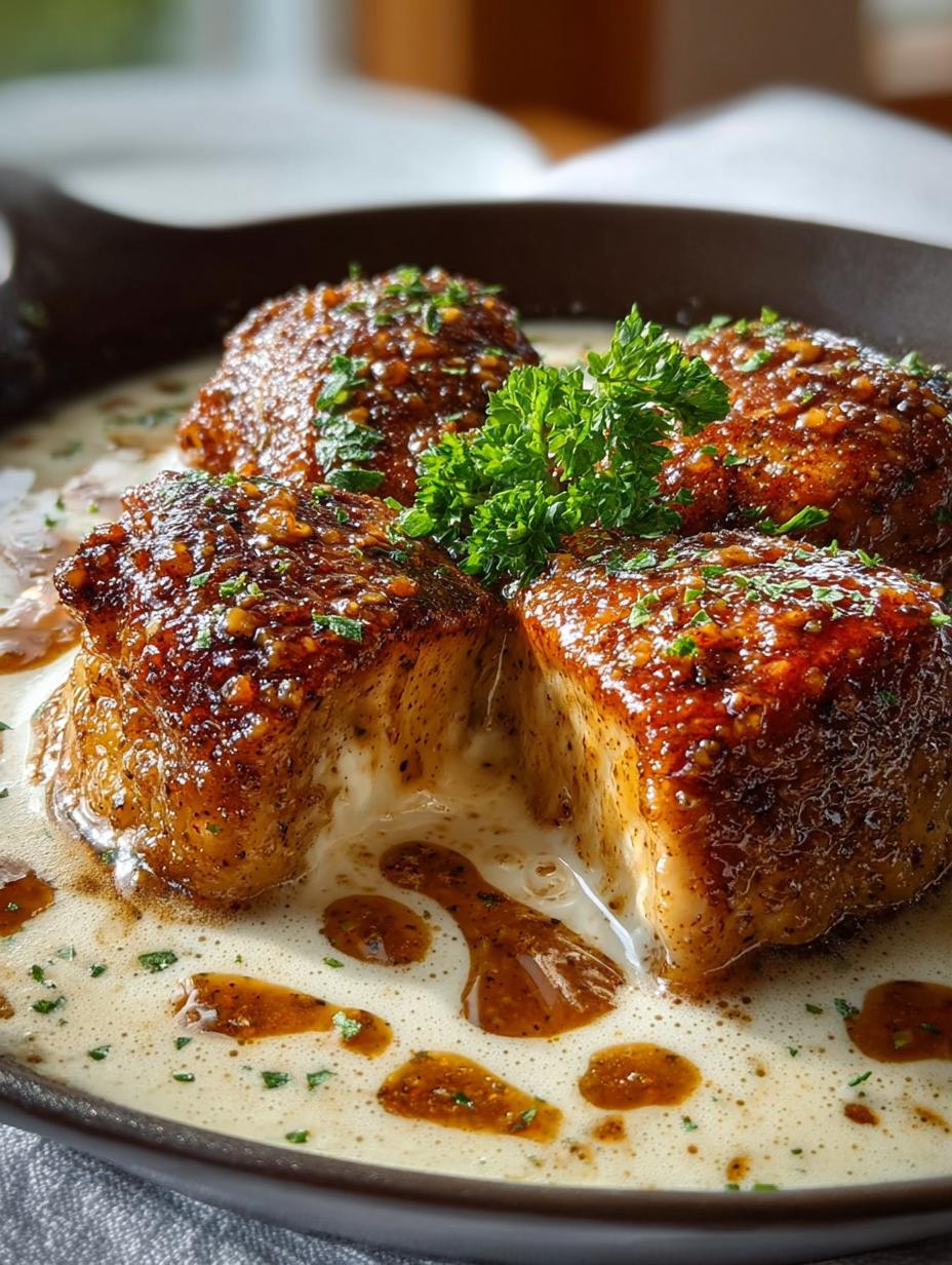 Creamy Brown Sugar Dijon Chicken Thighs Recipe - Creamy Brown Sugar Dijon - additional detail