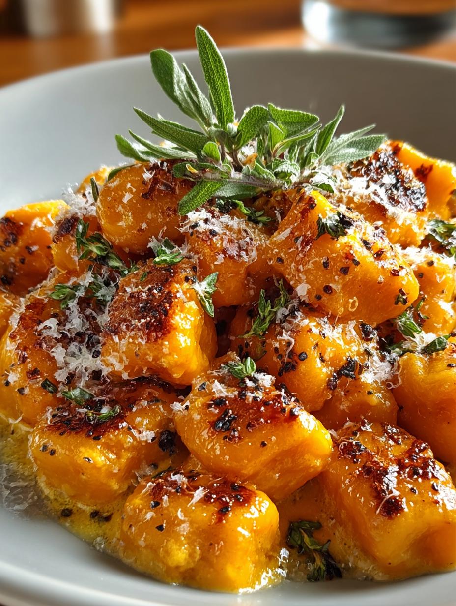 Creamy Butternut Squash Gnocchi