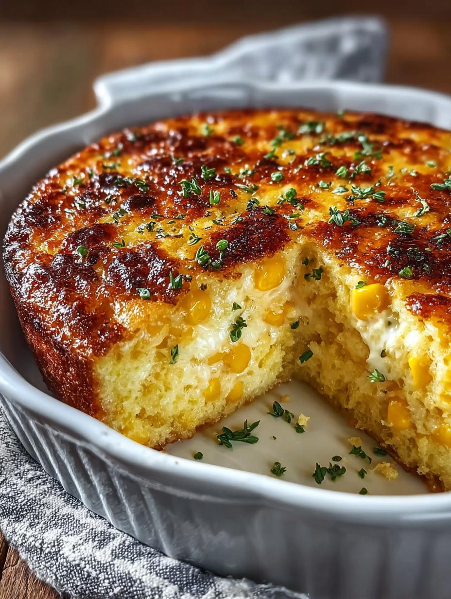 Creamy Corn Casserole Buttery