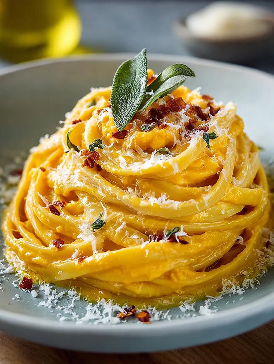 Creamy Pumpkin Pasta Sauce: 5 Ways to Enjoy Fall Flavors - Creamy Pumpkin Pasta Sauce - additional detail