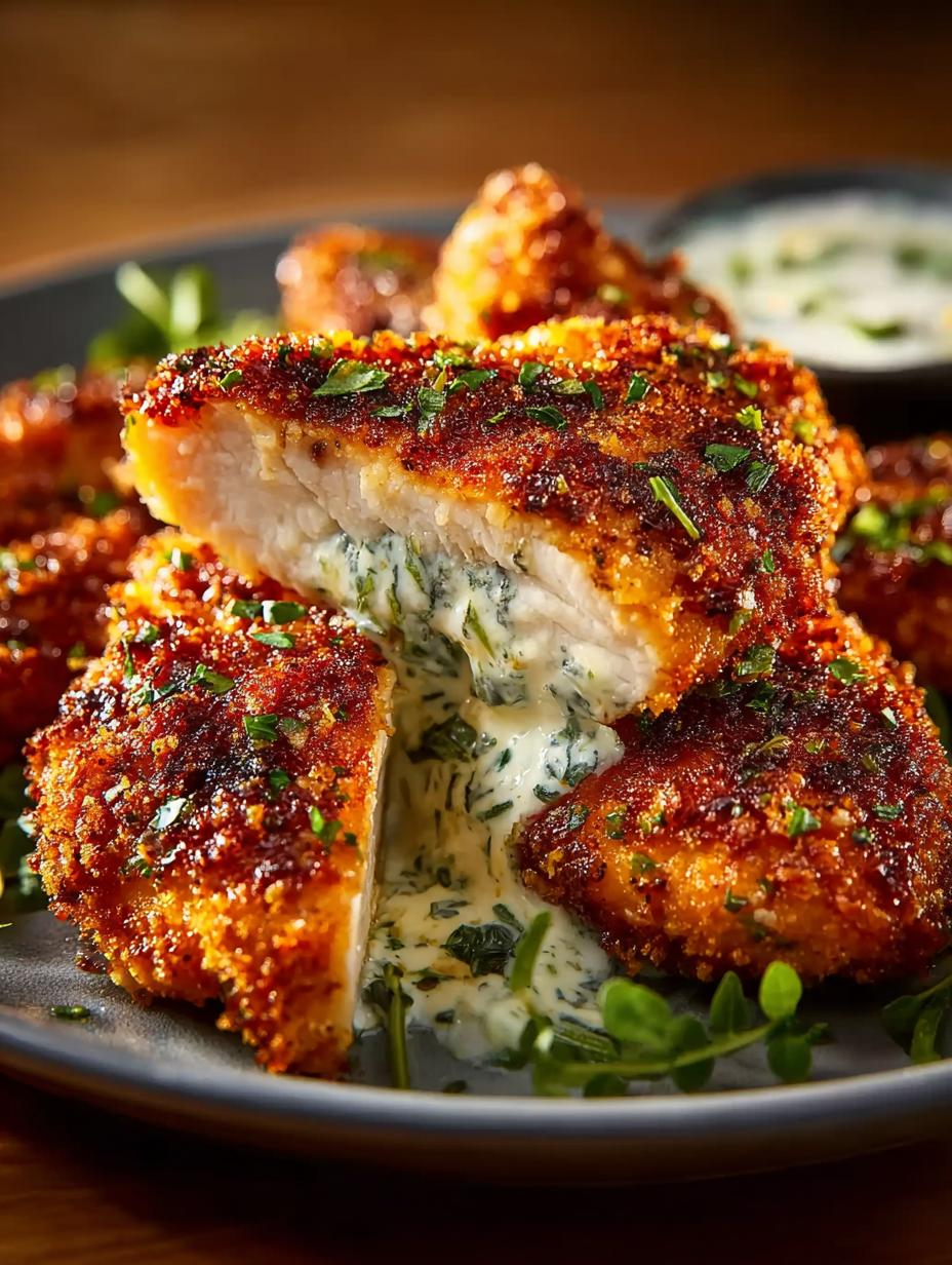 Crispy Baked Ranch Chicken