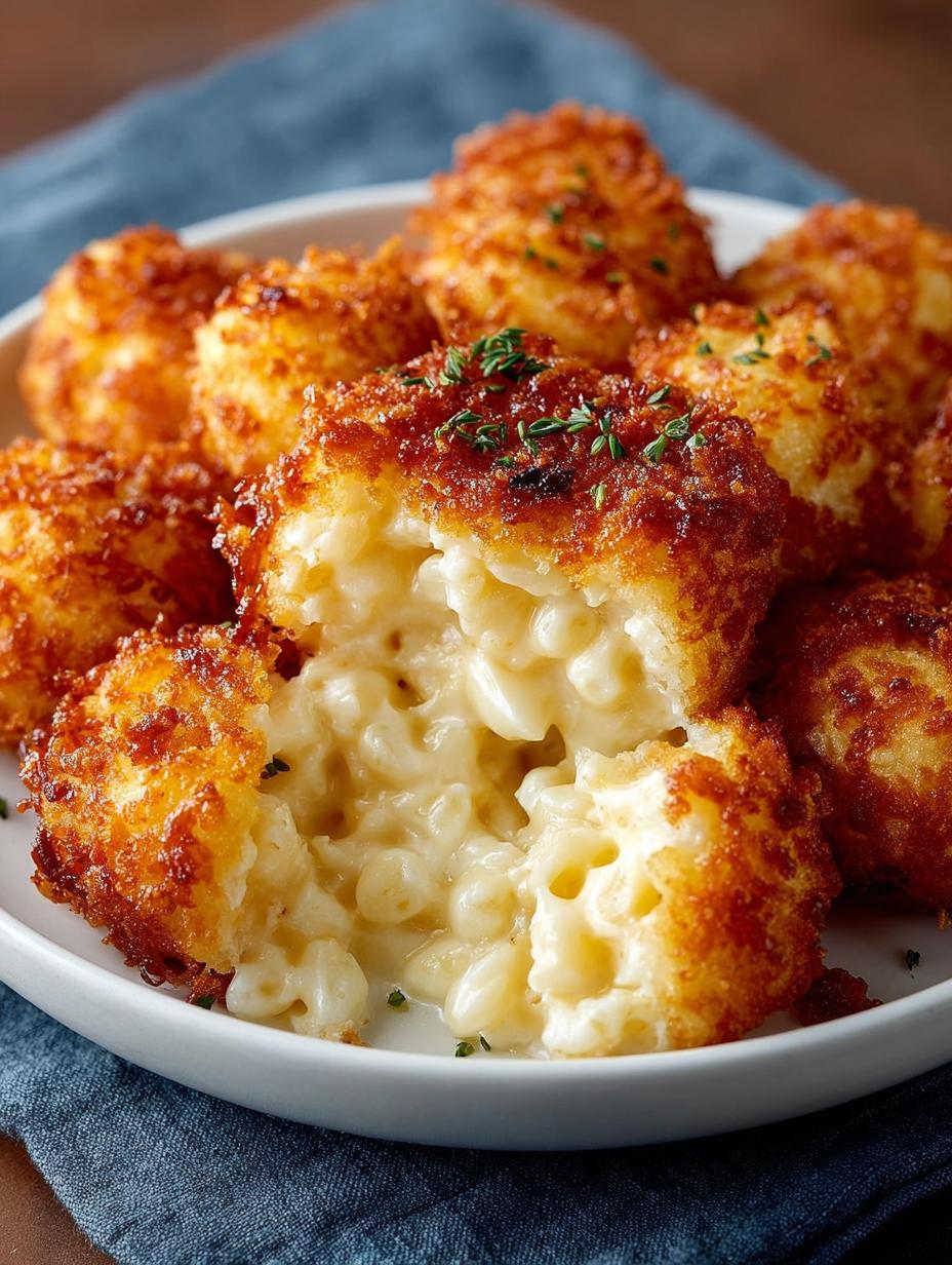 Crispy Fried Mac Cheese