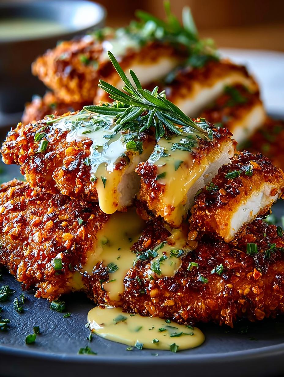Crispy Pretzel Chicken Creamy