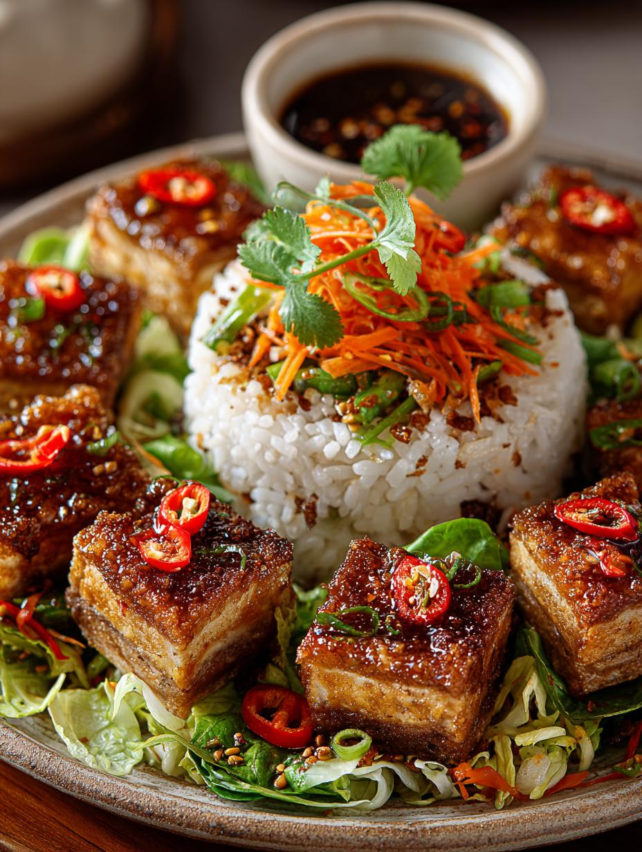 Crispy Tofu Veggie Rice