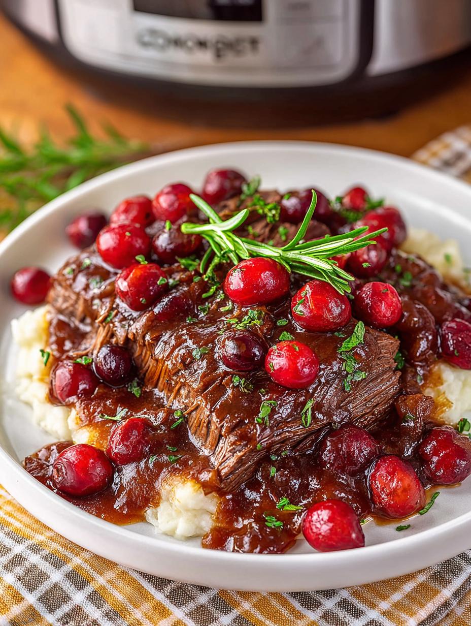 Crockpot Cranberry Pot Roast: 5 Reasons to Love This Dish - Crockpot Cranberry Pot Roast - main visual representation
