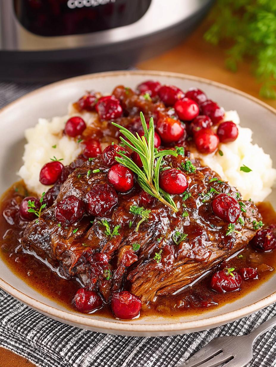 Crockpot Cranberry Pot Roast: 5 Reasons to Love This Dish - Crockpot Cranberry Pot Roast - additional detail