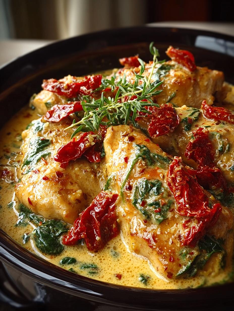 Crockpot Tuscan Chicken Creamy: 5 Irresistible Secrets 4 Crockpot Tuscan Chicken Creamy: 5 Irresistible Secrets - Crockpot Tuscan Chicken Creamy - main visual representation