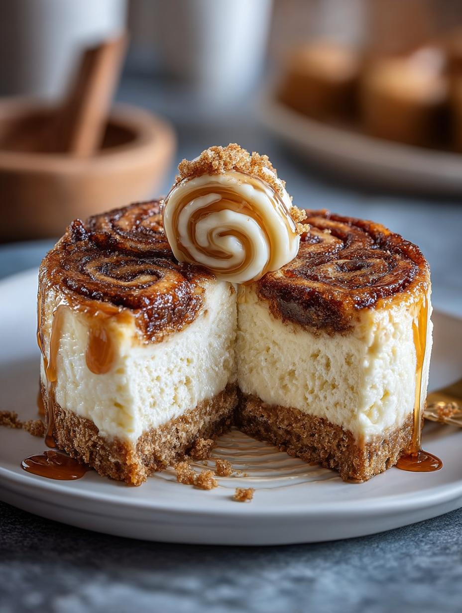 Decadent Cinnamon Roll Cheesecake: A Must-Try Delight - Decadent Cinnamon Roll Cheesecake - additional detail