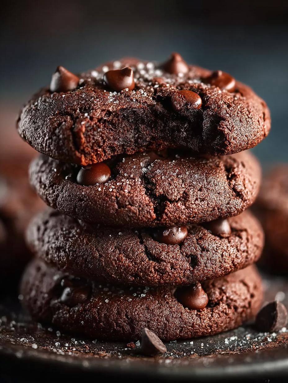 Delicious Double Chocolate Chip Cookies Recipe - Double Chocolate Chip Cookies - additional detail