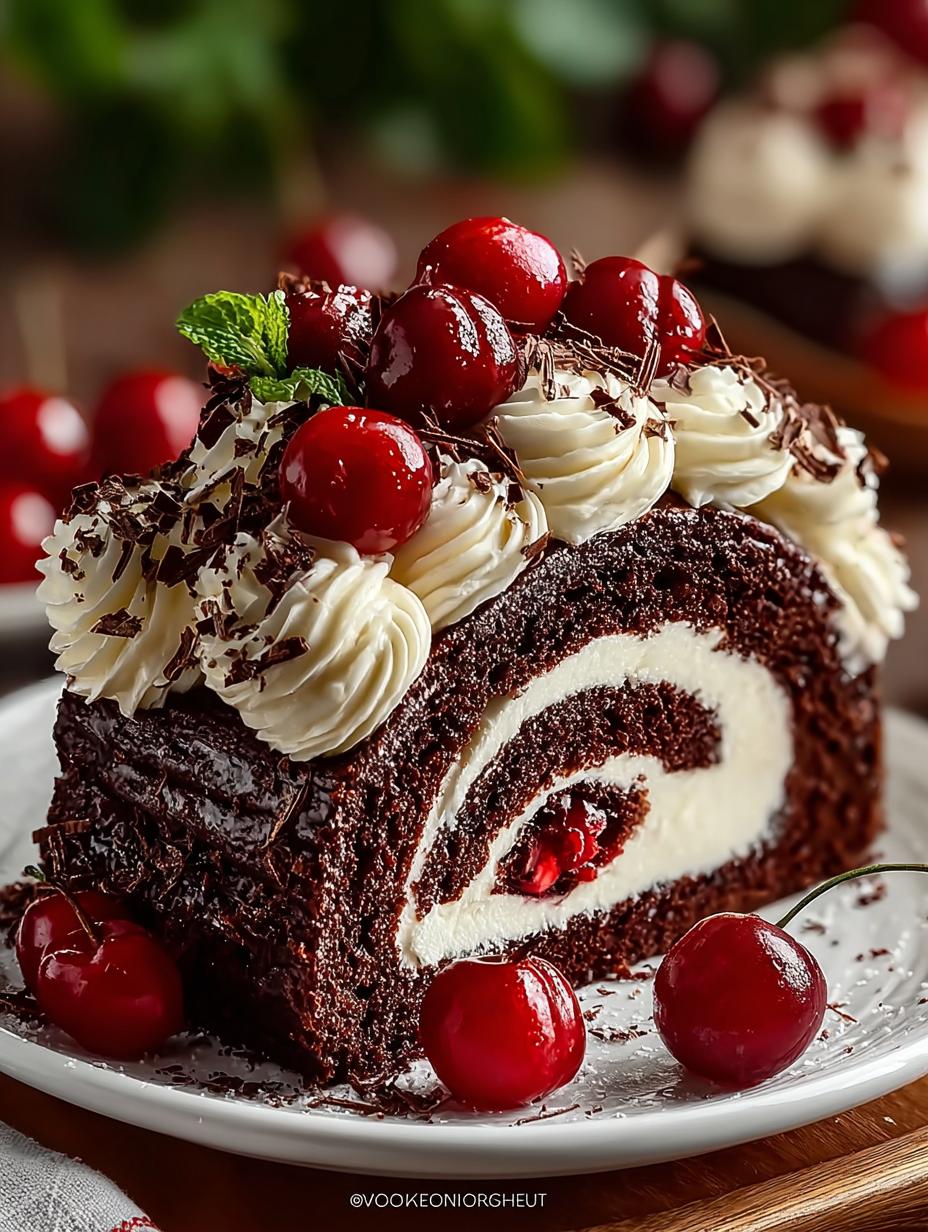 Elegant Black Forest Cake
