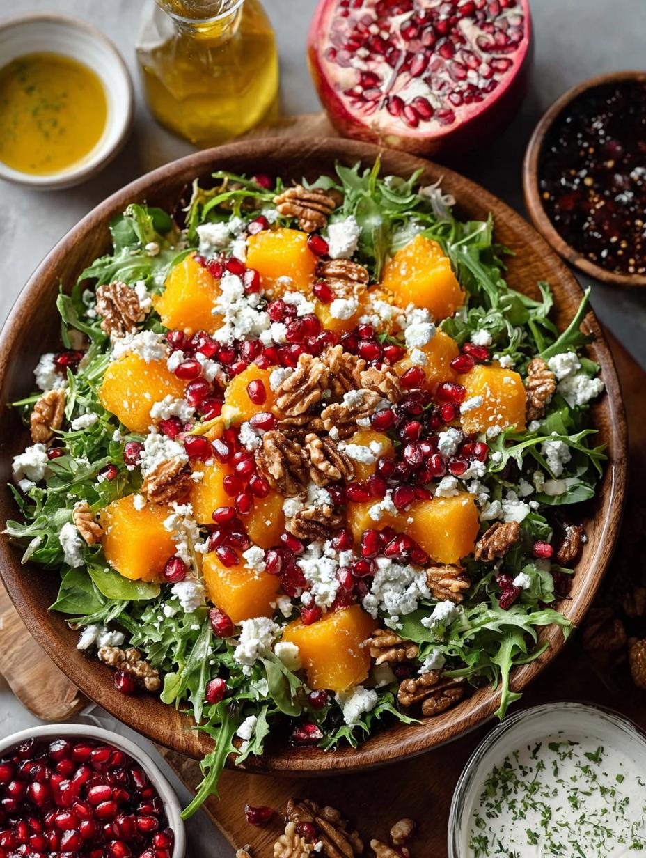 Delicious Festive Persimmon Pomegranate Salad Recipe - Festive Persimmon Pomegranate Salad - main visual representation