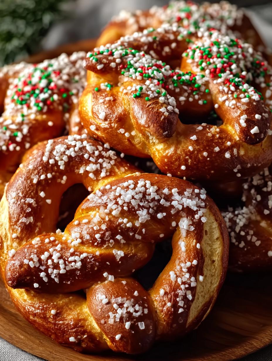 Delicious Festive Pretzel Christmas Cookies Recipe - Festive Pretzel Christmas Cookies - main visual representation