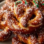 Festive Pretzel Christmas Cookies
