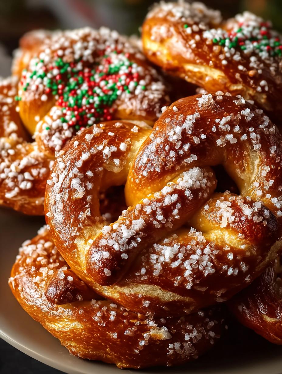Delicious Festive Pretzel Christmas Cookies Recipe - Festive Pretzel Christmas Cookies - additional detail