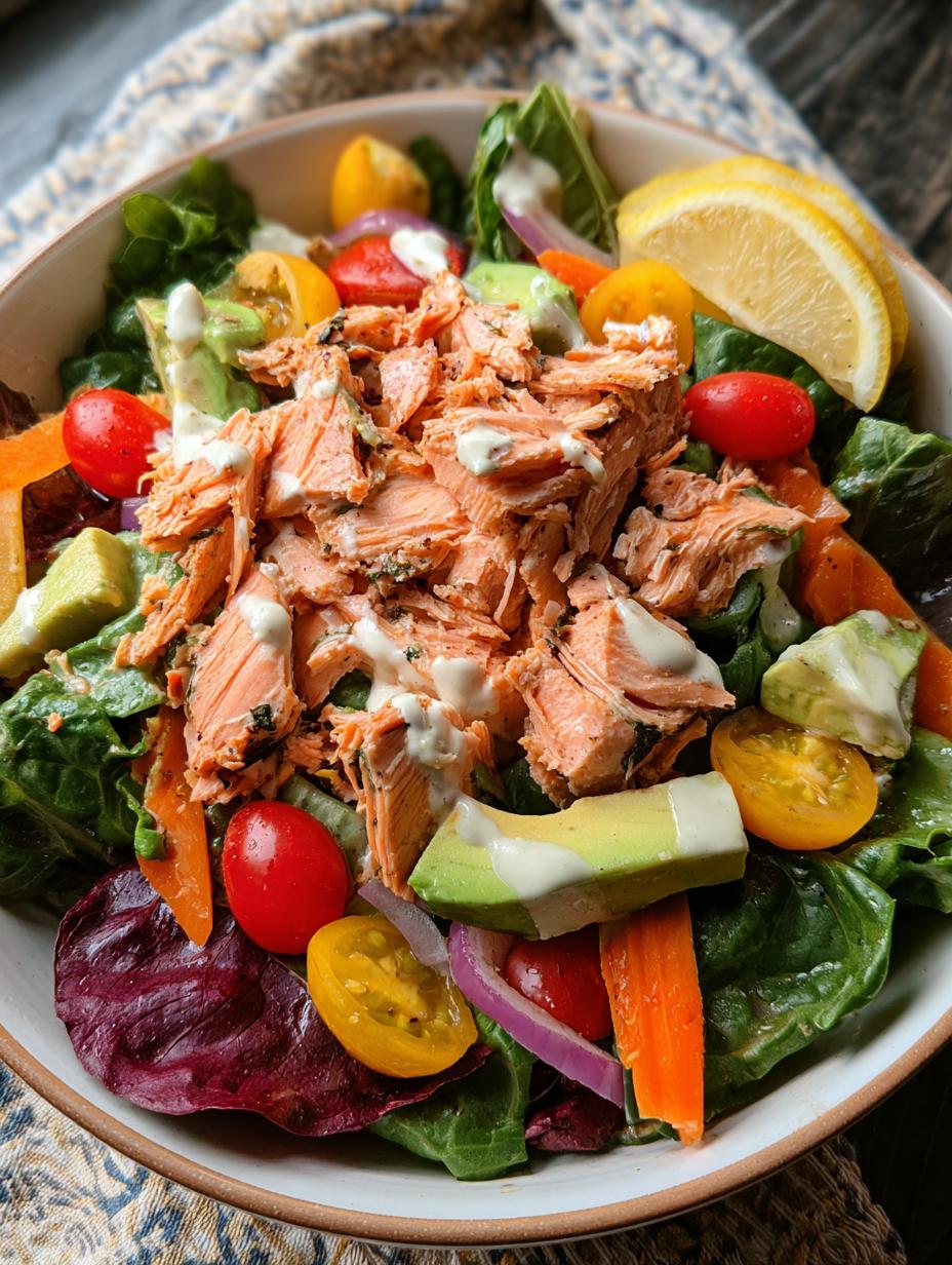 Flaky Salmon Salad: Quick & Delicious 20-Minute Meal - Flaky Salmon Salad - main visual representation