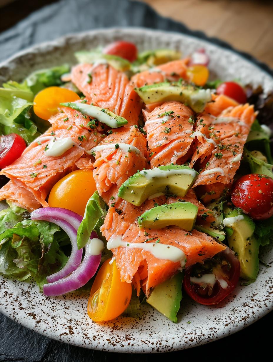 Flaky Salmon Salad: Quick & Delicious 20-Minute Meal - Flaky Salmon Salad - additional detail