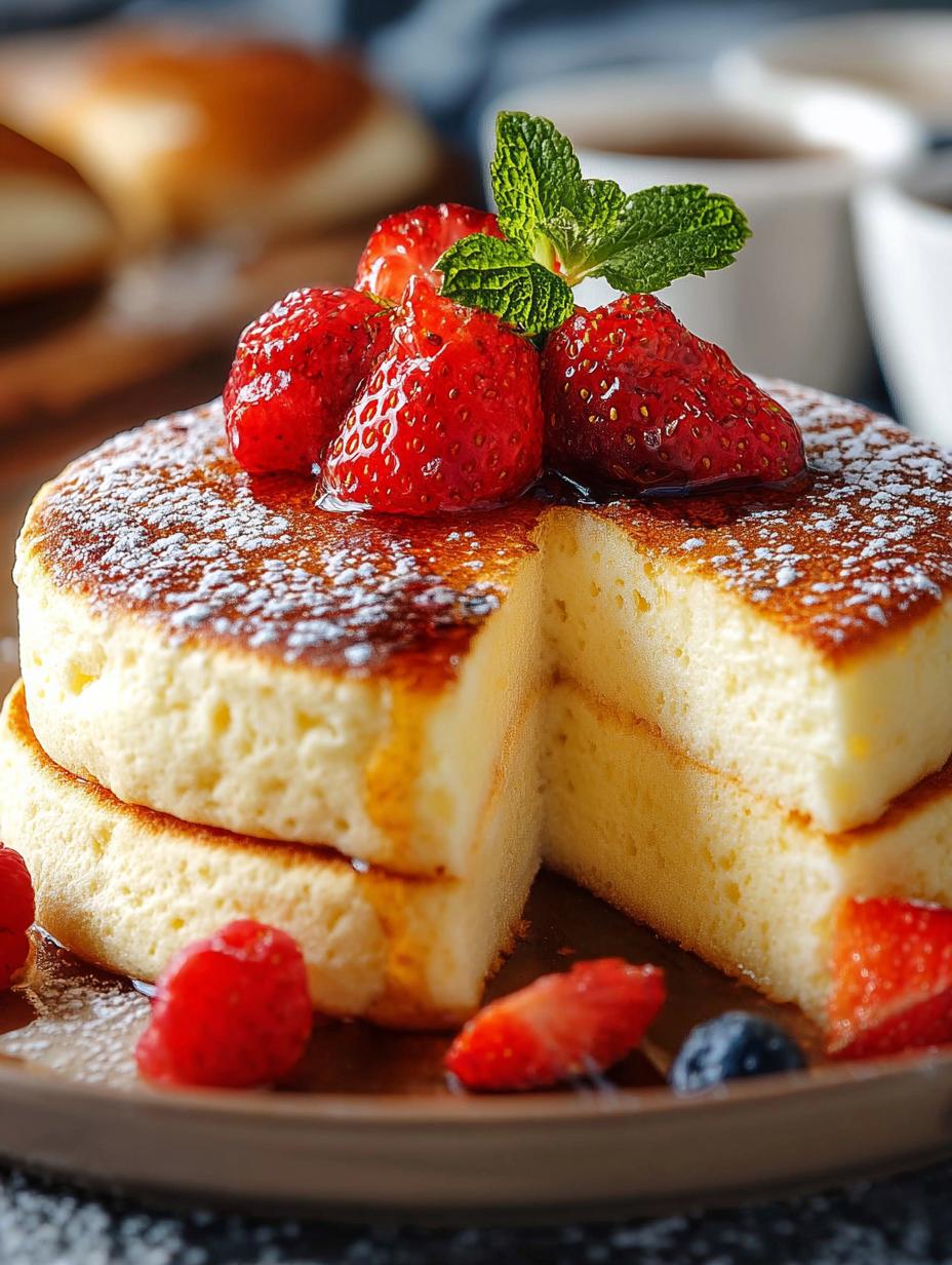 Fluffy Japanese Souffle Pancakes