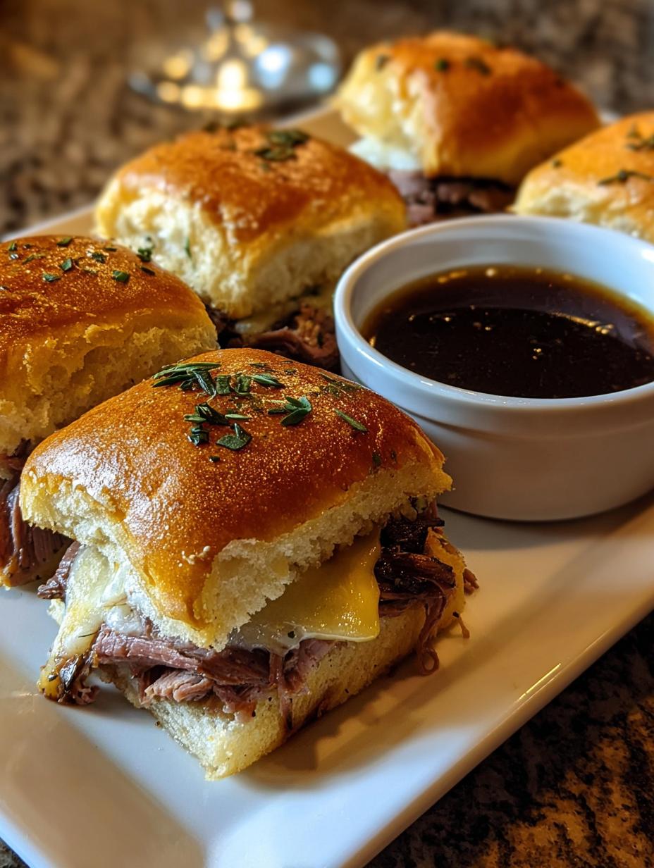 Amazing French Dip Sliders Jus (15 Mins) - French Dip Sliders Jus - main visual representation