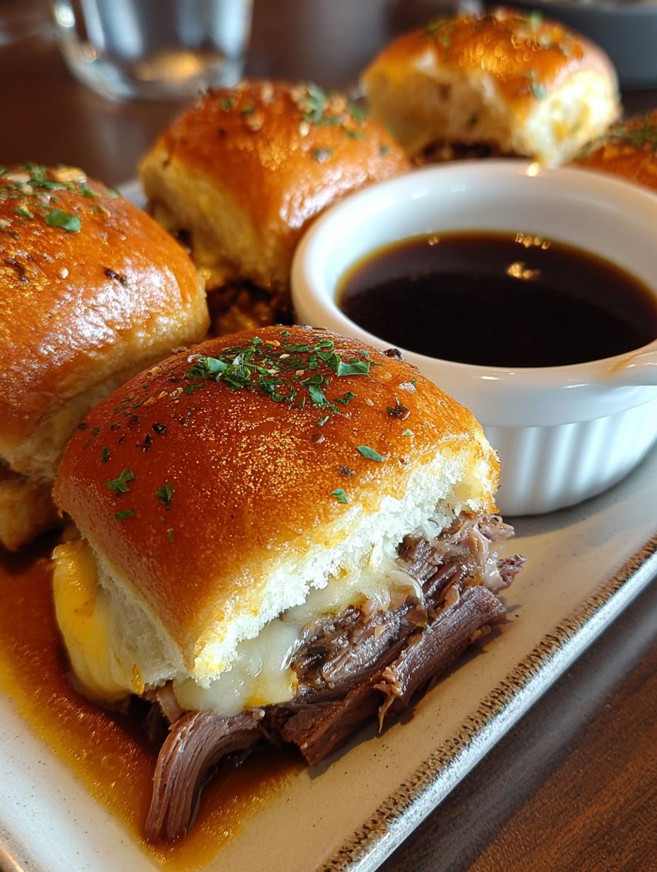Amazing French Dip Sliders Jus (15 Mins) - French Dip Sliders Jus - additional detail