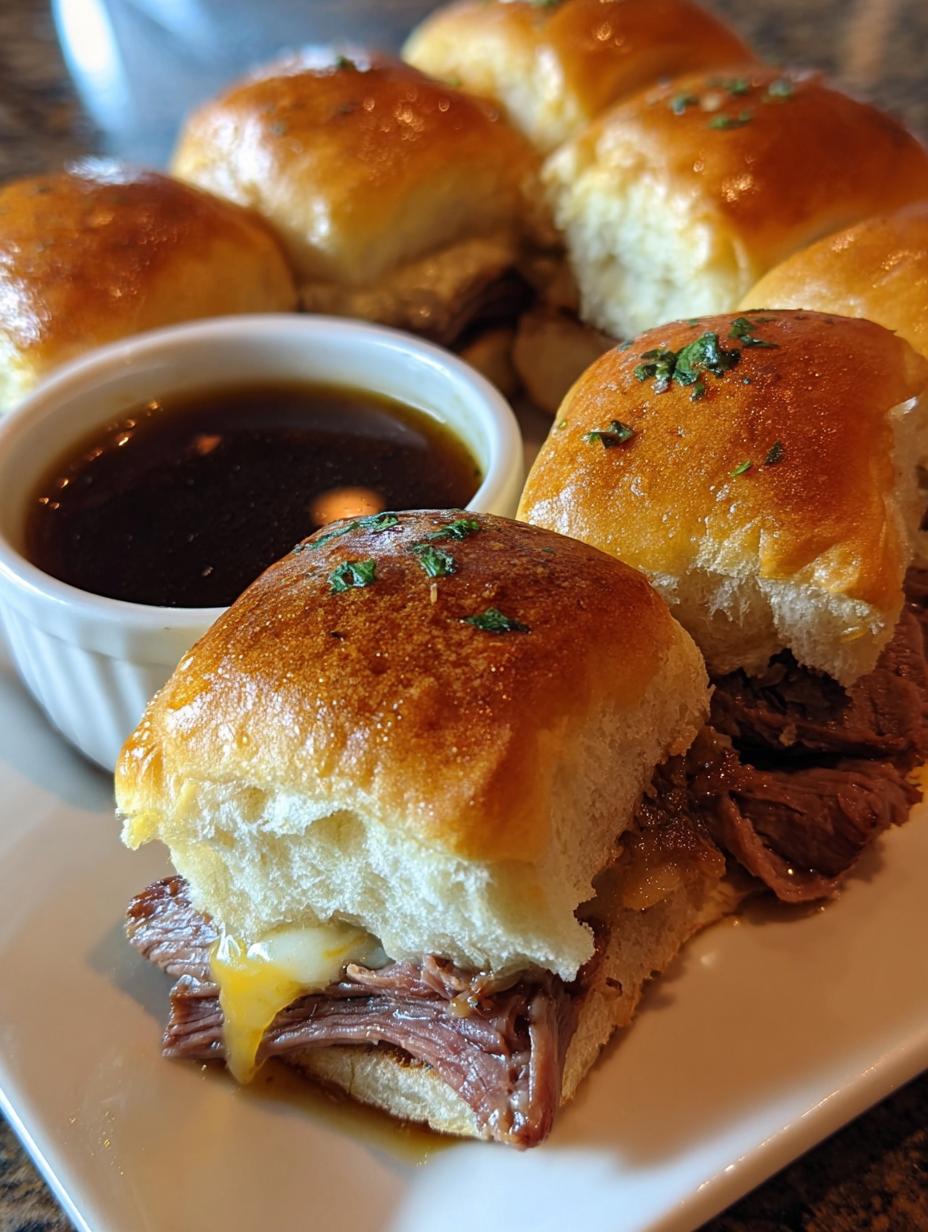French Dip Sliders Jus