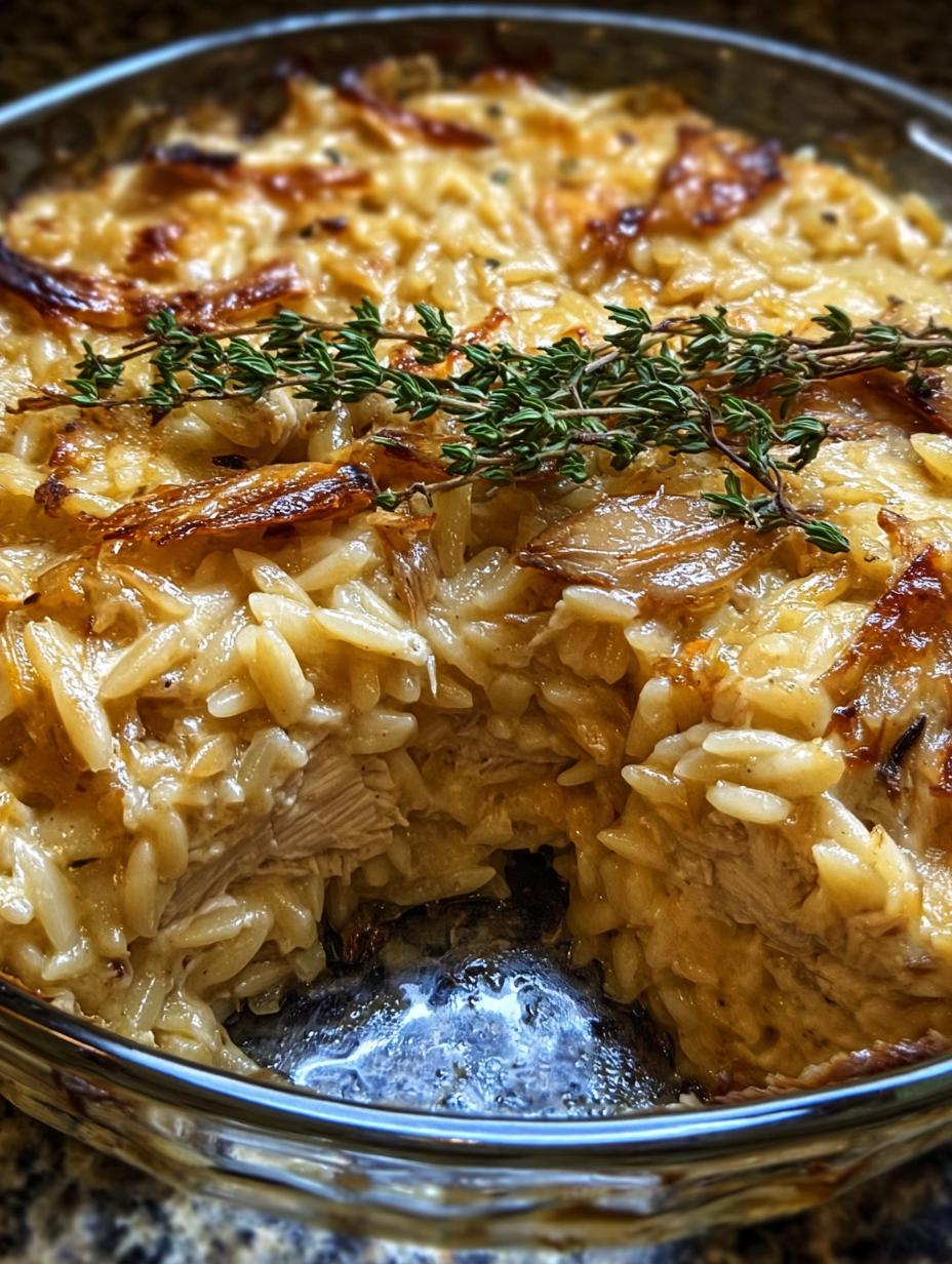 French Onion Chicken Orzo: Ultimate Comfort Dish - French Onion Chicken Orzo - main visual representation