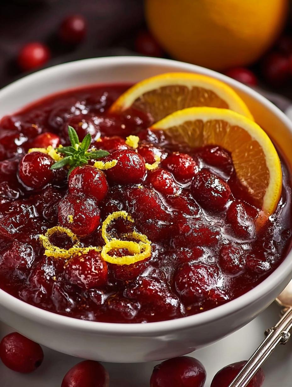 Fresh Cranberry Orange Sauce