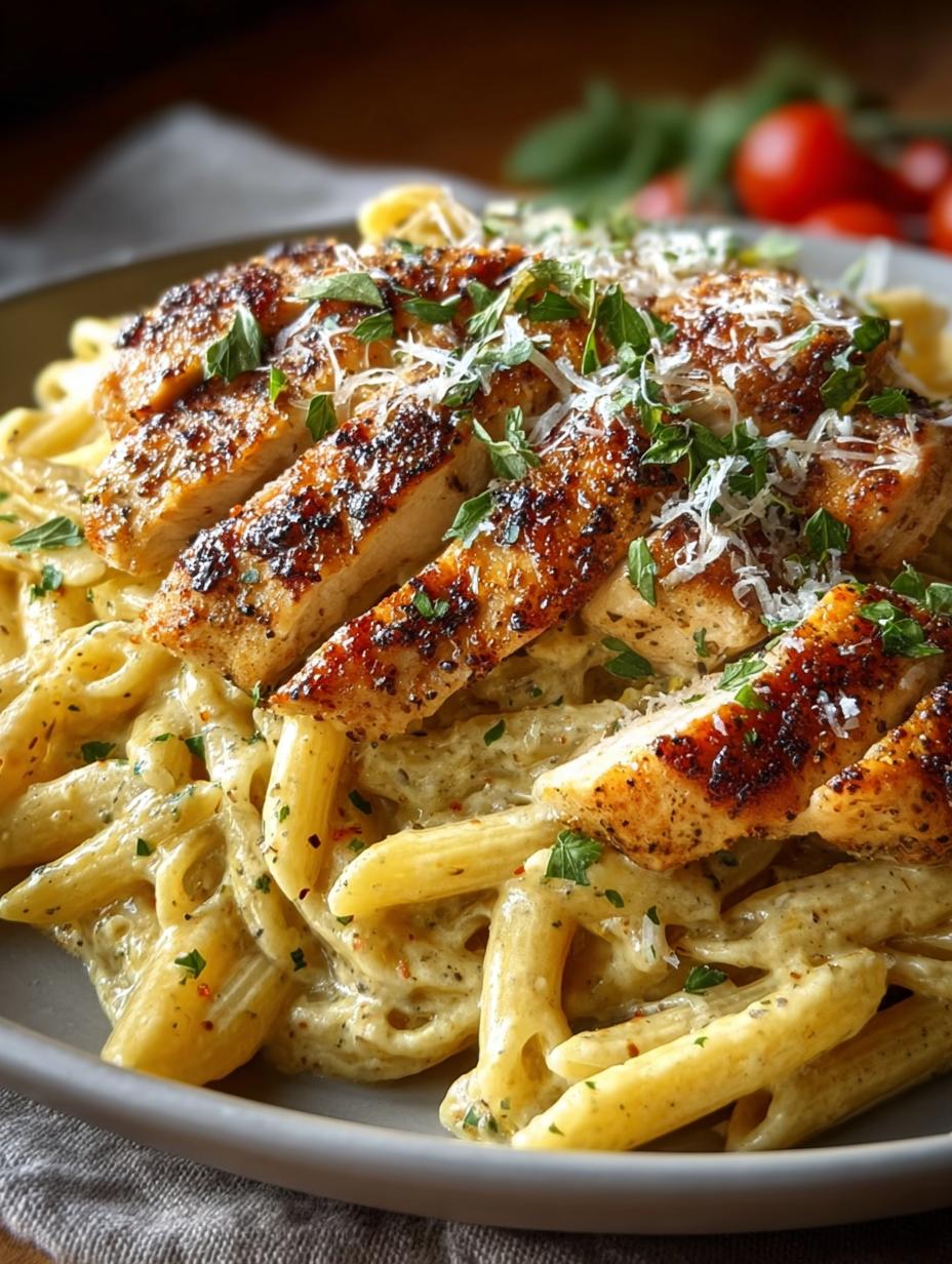 Garlic Parmesan Chicken Pasta: 30-Minute Comfort Meal - Garlic Parmesan Chicken Pasta - additional detail