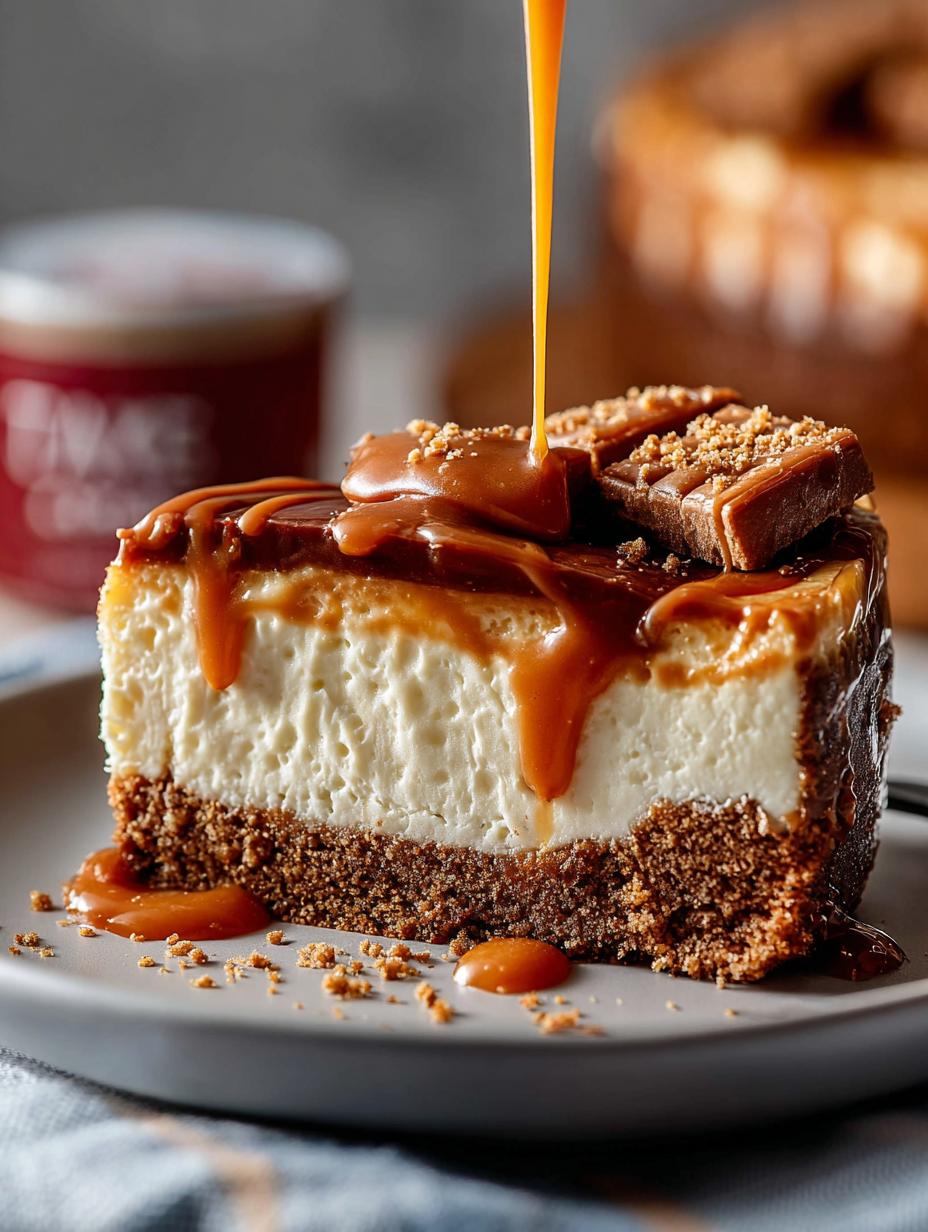 Gingerbread Cheesecake with Salted Caramel Delight - Gingerbread Cheesecake with Salted - additional detail