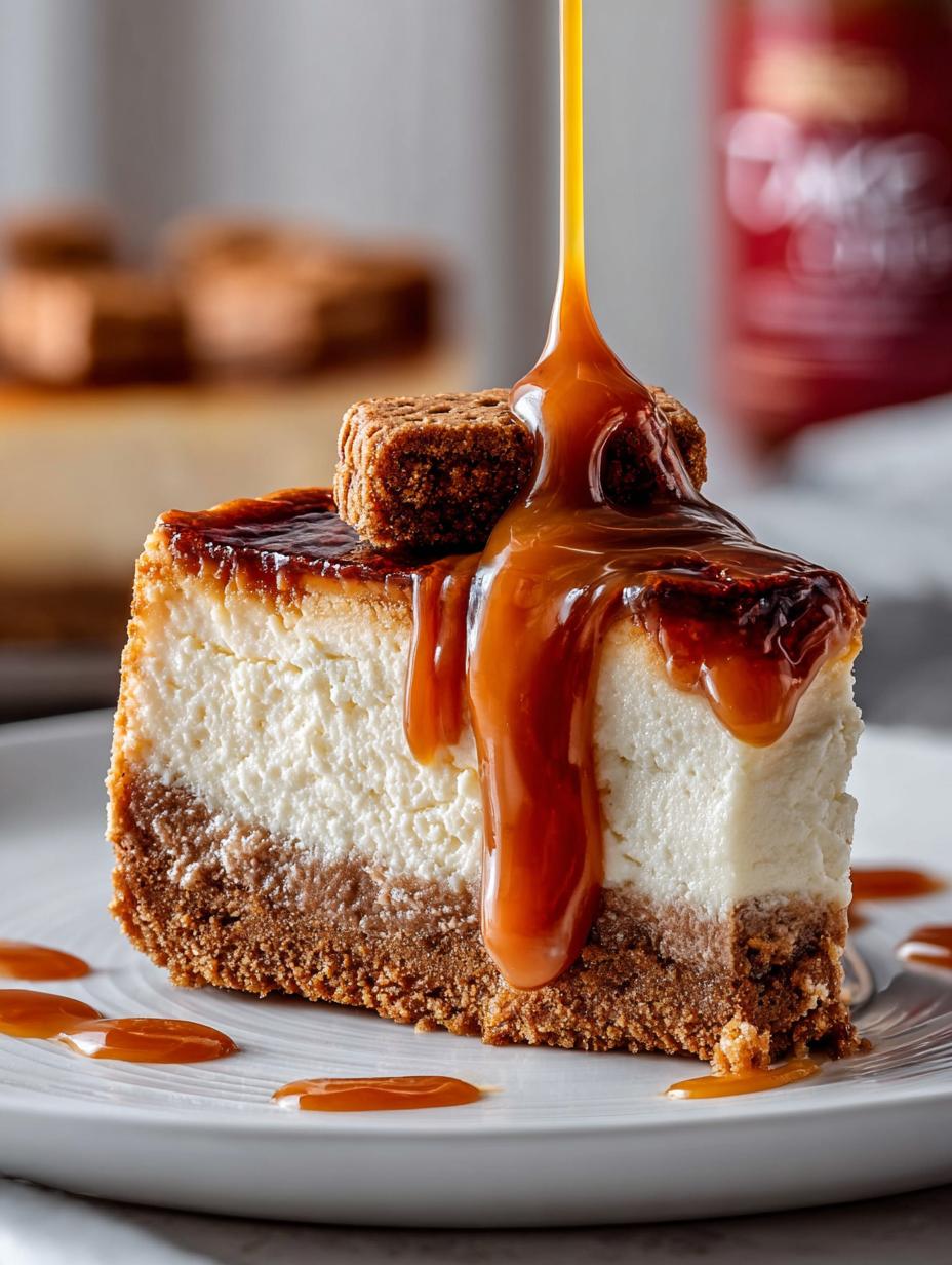 Gingerbread Cheesecake with Salted