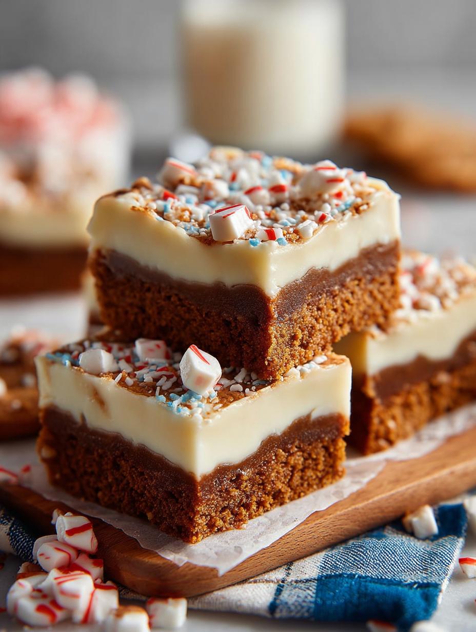 Gingerbread Cookie Bars