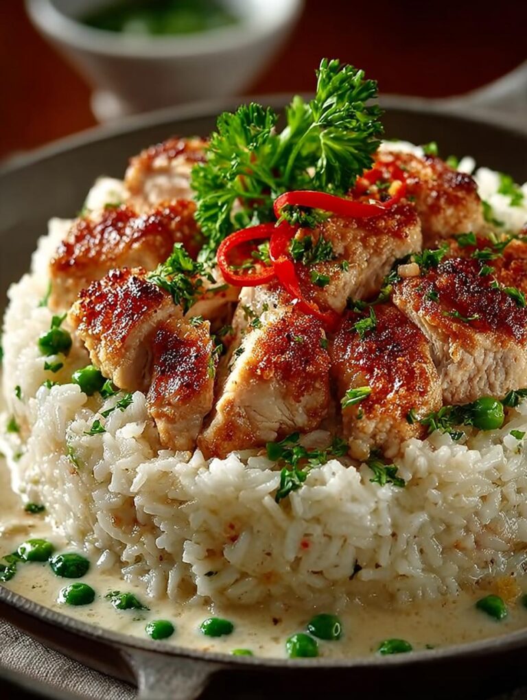 Grandmas Creamy Chicken Rice