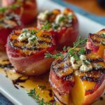 Grilled Apples with Prosciutto