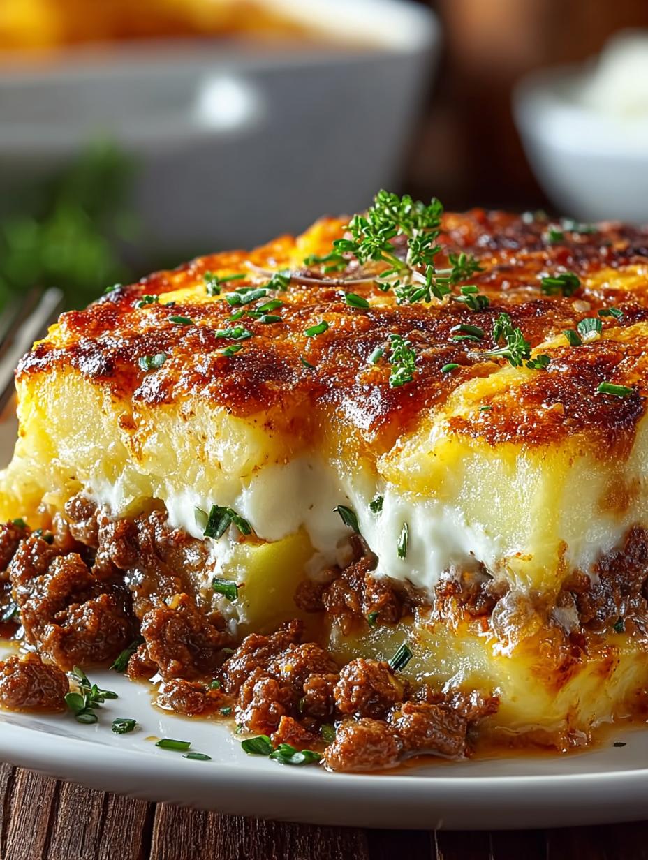 Ground Beef Potatoes Casserole