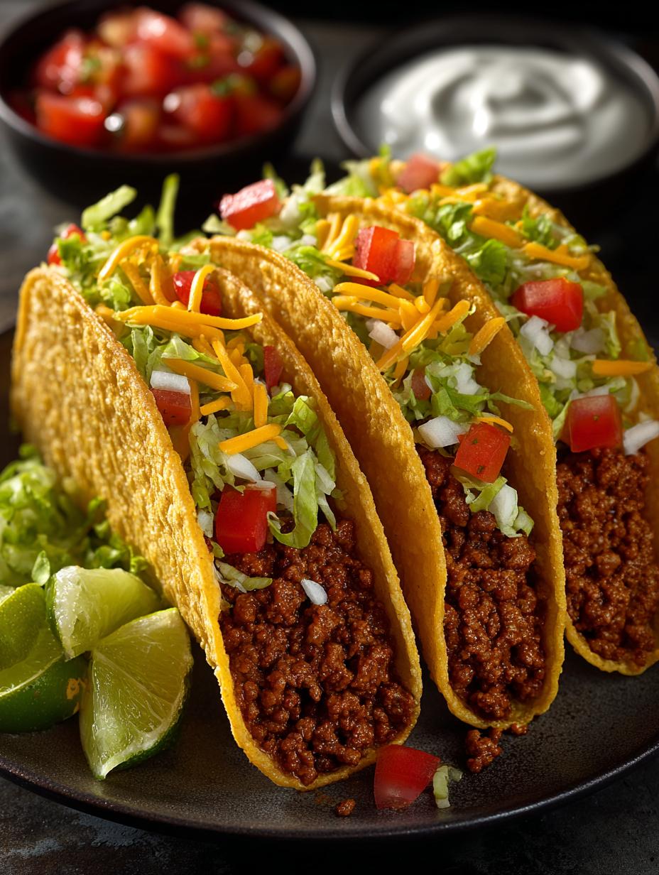 Ground Beef Tacos Flavor