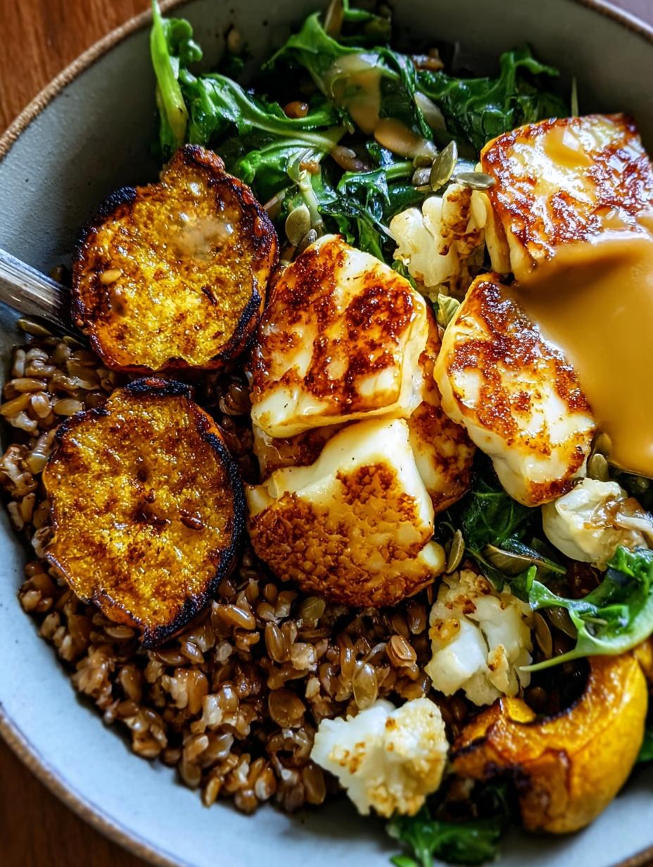 Amazing Halloumi Farro Bowls Maple Magic - Halloumi Farro Bowls Maple - main visual representation