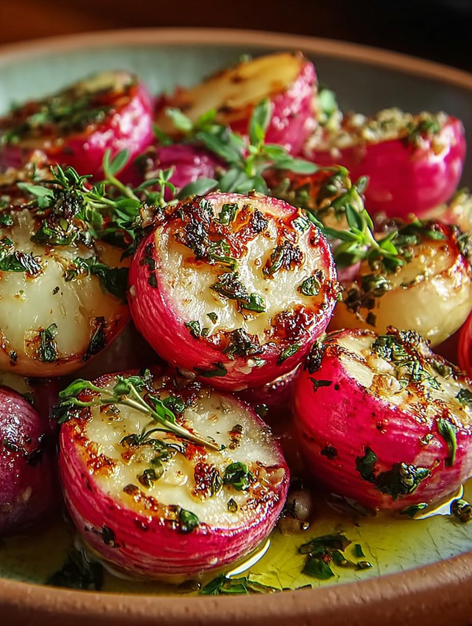 Healthy Garlic Herb Roasted