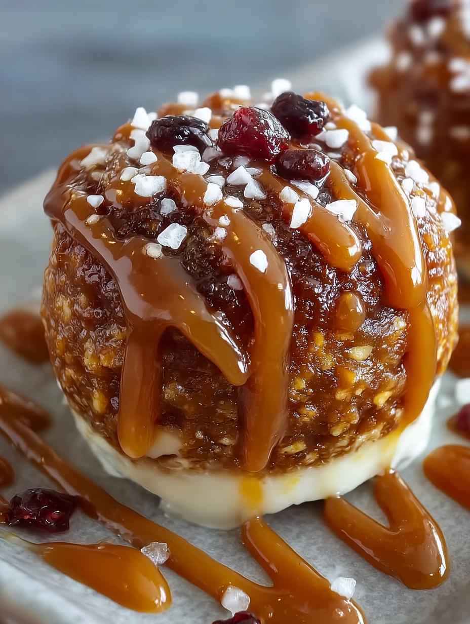 Healthy Salted Caramel Apple Energy Balls for Guilt-Free Snacking - Healthy Salted Caramel Apple - additional detail